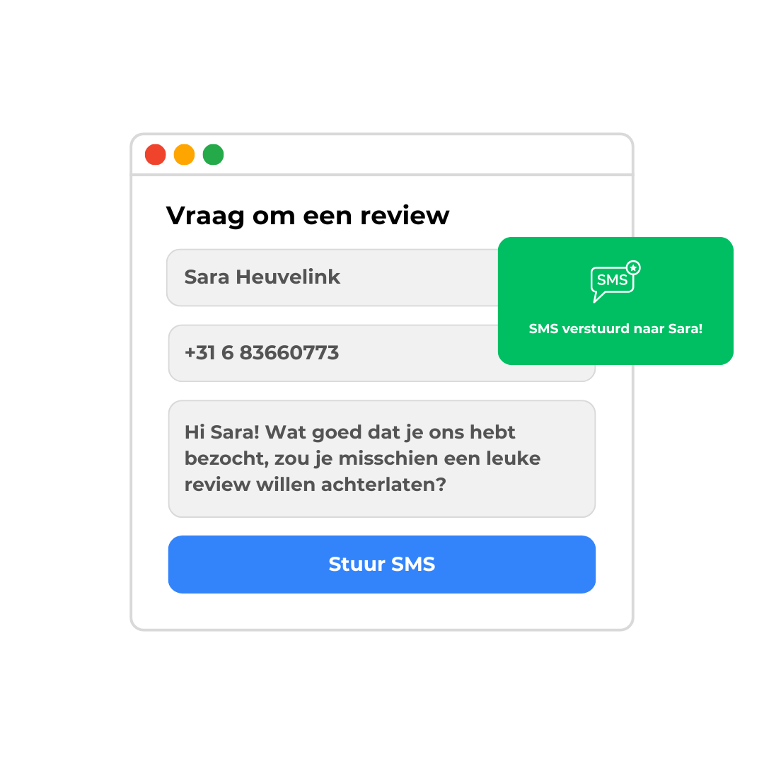 Verzamel 100% automatisch meer 5 sterren reviews zonder dat dit extra tijd of moeite kost
